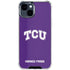 Texas Christian University TCU Horned Frogs iPhone 14 Clear Case